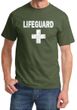 Mens Shirt Distressed Lifeguard Tee T-Shirt