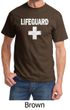 Mens Shirt Distressed Lifeguard Tee T-Shirt