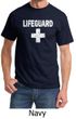 Mens Shirt Distressed Lifeguard Tee T-Shirt