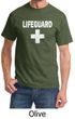 Mens Shirt Distressed Lifeguard Tee T-Shirt