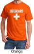 Mens Shirt Distressed Lifeguard Tee T-Shirt