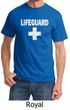 Mens Shirt Distressed Lifeguard Tee T-Shirt