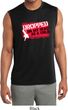 Mens Shirt Dropped On My Head Sleeveless Moisture Wicking Tee T-Shirt