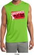 Mens Shirt Dropped On My Head Sleeveless Moisture Wicking Tee T-Shirt