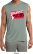 Mens Shirt Dropped On My Head Sleeveless Moisture Wicking Tee T-Shirt