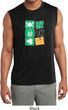 Mens Shirt Eat Drink Be Irish Sleeveless Moisture Wicking Tee T-Shirt