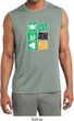 Mens Shirt Eat Drink Be Irish Sleeveless Moisture Wicking Tee T-Shirt
