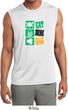 Mens Shirt Eat Drink Be Irish Sleeveless Moisture Wicking Tee T-Shirt