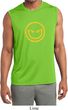 Mens Shirt Evil Smiley Face Sleeveless Moisture Wicking Tee T-Shirt