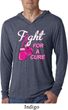 Mens Shirt Fight For a Cure Lightweight Hoodie Tee T-Shirt