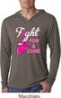 Mens Shirt Fight For a Cure Lightweight Hoodie Tee T-Shirt