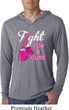 Mens Shirt Fight For a Cure Lightweight Hoodie Tee T-Shirt