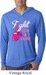 Mens Shirt Fight For a Cure Lightweight Hoodie Tee T-Shirt