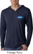 Mens Shirt Ford Oval Pocket Print Lightweight Hoodie Tee T-Shirt
