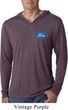 Mens Shirt Ford Oval Pocket Print Lightweight Hoodie Tee T-Shirt