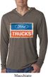 Mens Shirt Ford Trucks Logo Lightweight Hoodie Tee T-Shirt