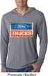 Mens Shirt Ford Trucks Logo Lightweight Hoodie Tee T-Shirt