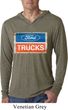 Mens Shirt Ford Trucks Logo Lightweight Hoodie Tee T-Shirt