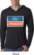 Mens Shirt Ford Trucks Logo Lightweight Hoodie Tee T-Shirt