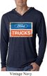 Mens Shirt Ford Trucks Logo Lightweight Hoodie Tee T-Shirt