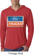 Mens Shirt Ford Trucks Logo Lightweight Hoodie Tee T-Shirt