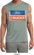 Mens Shirt Ford Trucks Logo Sleeveless Moisture Wicking Tee T-Shirt