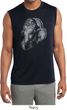 Mens Shirt Ganesha Profile Sleeveless Moisture Wicking Tee T-Shirt