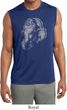 Mens Shirt Ganesha Profile Sleeveless Moisture Wicking Tee T-Shirt