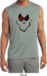 Mens Shirt Ghost Face Sleeveless Moisture Wicking Tee T-Shirt