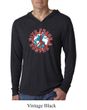 Mens Shirt Give Peace a Chance Lightweight Hoodie Tee T-Shirt