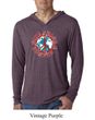 Mens Shirt Give Peace a Chance Lightweight Hoodie Tee T-Shirt