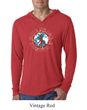 Mens Shirt Give Peace a Chance Lightweight Hoodie Tee T-Shirt