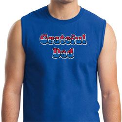 Mens Shirt Grateful American Dad Muscle Tee T-Shirt
