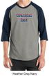 Mens Shirt Grateful American Dad Raglan Tee T-Shirt
