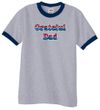 Mens Shirt Grateful American Dad Ringer Tee T-Shirt