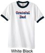 Mens Shirt Grateful American Dad Ringer Tee T-Shirt