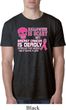 Mens Shirt Halloween Scary Breast Cancer Deadly Burnout Tee T-Shirt