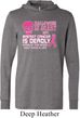 Mens Shirt Halloween Scary Breast Cancer Deadly Lightweight Hoodie Tee