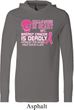 Mens Shirt Halloween Scary Breast Cancer Deadly Lightweight Hoodie Tee