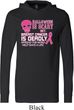 Mens Shirt Halloween Scary Breast Cancer Deadly Lightweight Hoodie Tee
