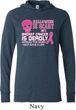 Mens Shirt Halloween Scary Breast Cancer Deadly Lightweight Hoodie Tee