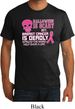 Mens Shirt Halloween Scary Breast Cancer Deadly Organic Tee T-Shirt