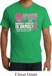 Mens Shirt Halloween Scary Breast Cancer Deadly Organic Tee T-Shirt