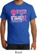 Mens Shirt Halloween Scary Breast Cancer Deadly Organic Tee T-Shirt