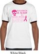 Mens Shirt Halloween Scary Breast Cancer Deadly Ringer Tee T-Shirt