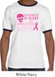 Mens Shirt Halloween Scary Breast Cancer Deadly Ringer Tee T-Shirt