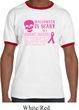 Mens Shirt Halloween Scary Breast Cancer Deadly Ringer Tee T-Shirt