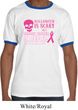 Mens Shirt Halloween Scary Breast Cancer Deadly Ringer Tee T-Shirt