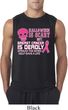 Mens Shirt Halloween Scary Breast Cancer Deadly Sleeveless Tee T-Shirt