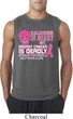 Mens Shirt Halloween Scary Breast Cancer Deadly Sleeveless Tee T-Shirt